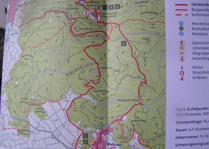 Wellness Und Wander Oase Burgwald Апартаменты *